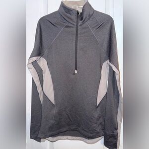 Under Armour Gray 3/4 Zip Running Jacket Size S